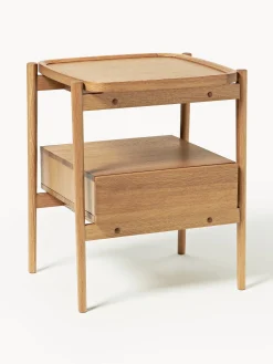 Comodino in legno di quercia Libby
