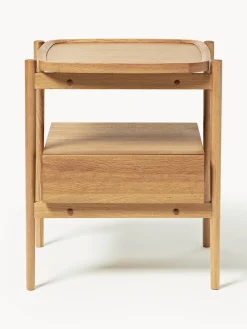 Comodino in legno di quercia Libby