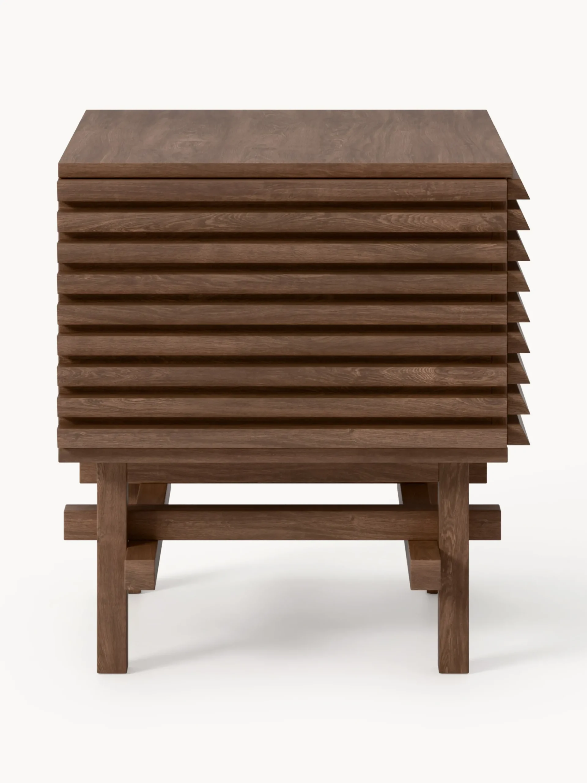 Comodino in legno di quercia Pierce