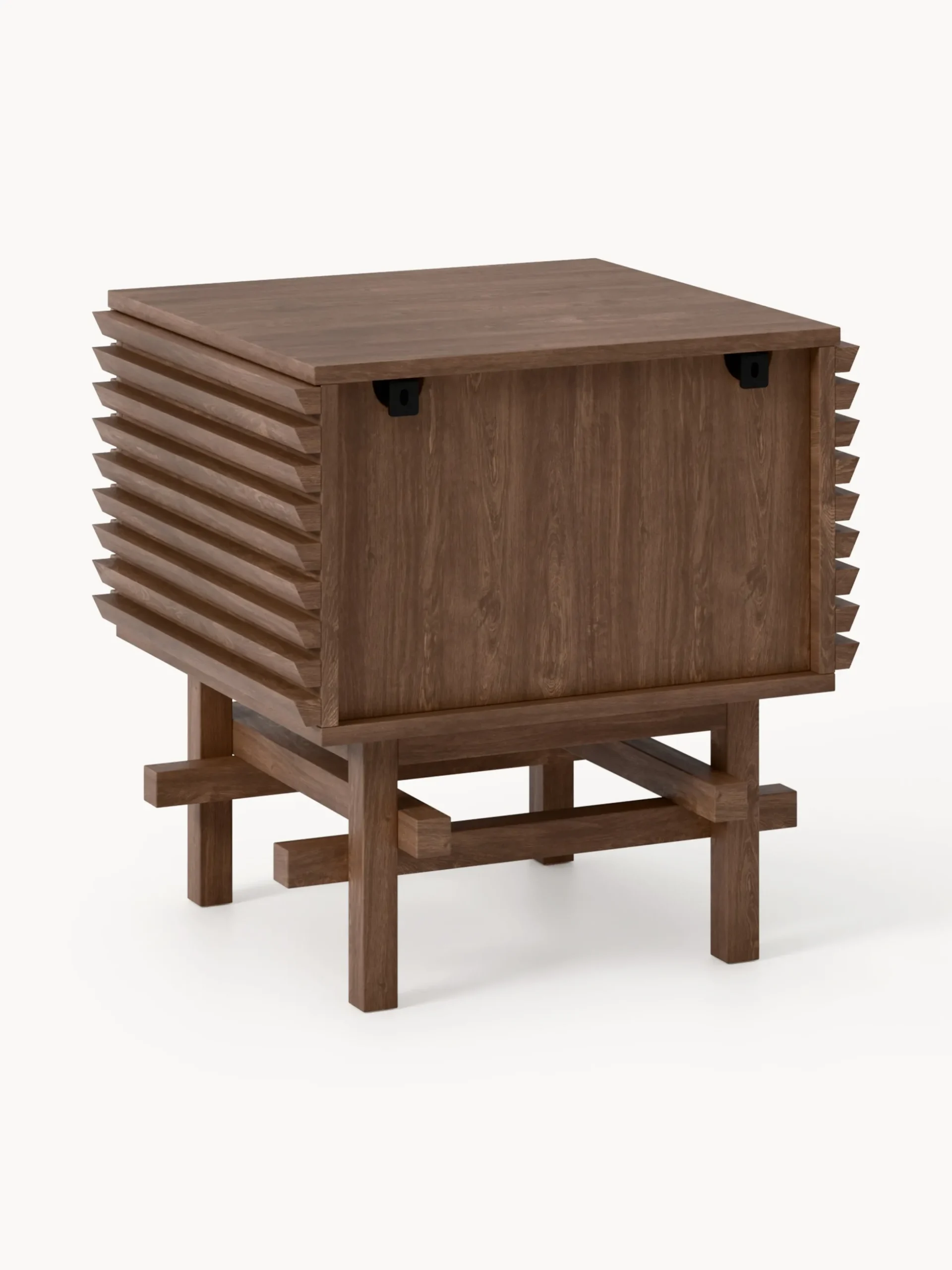 Comodino in legno di quercia Pierce