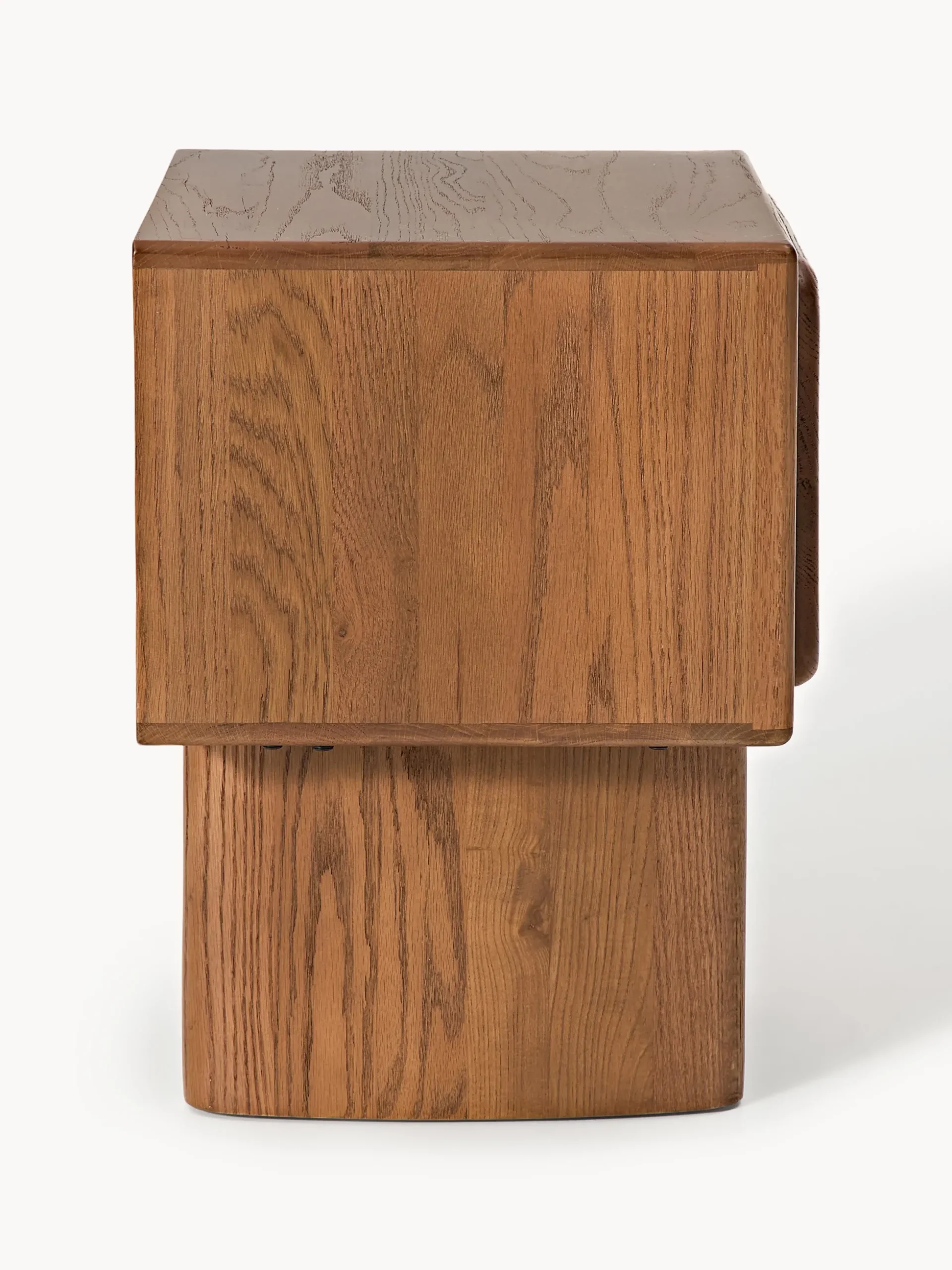 Comodino in legno di quercia Chandler