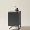 Comodino in legno con anta Lyckeby