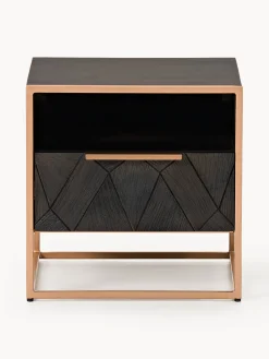 Comodino in legno di mango massiccio Harry
