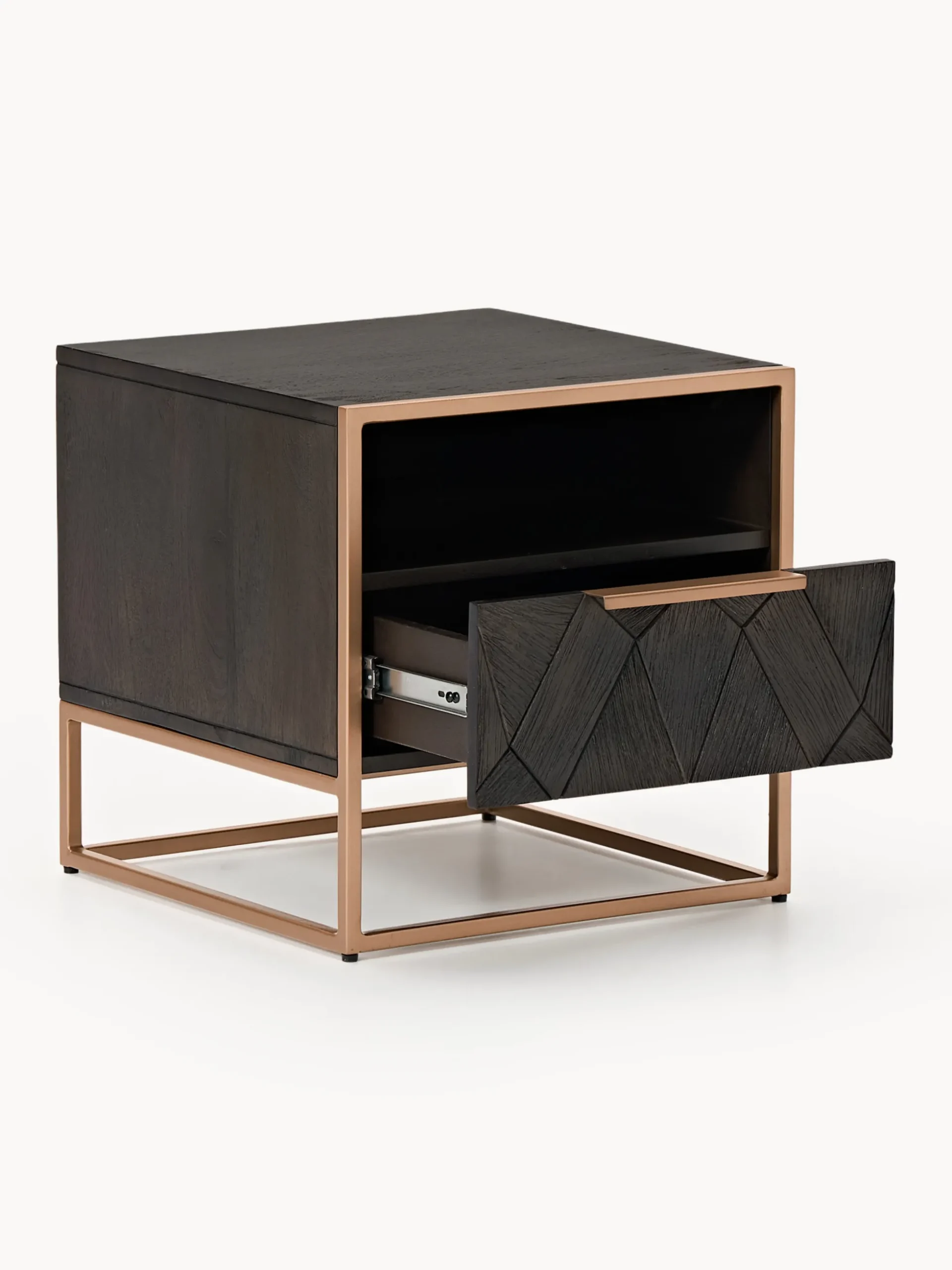 Comodino in legno di mango massiccio Harry