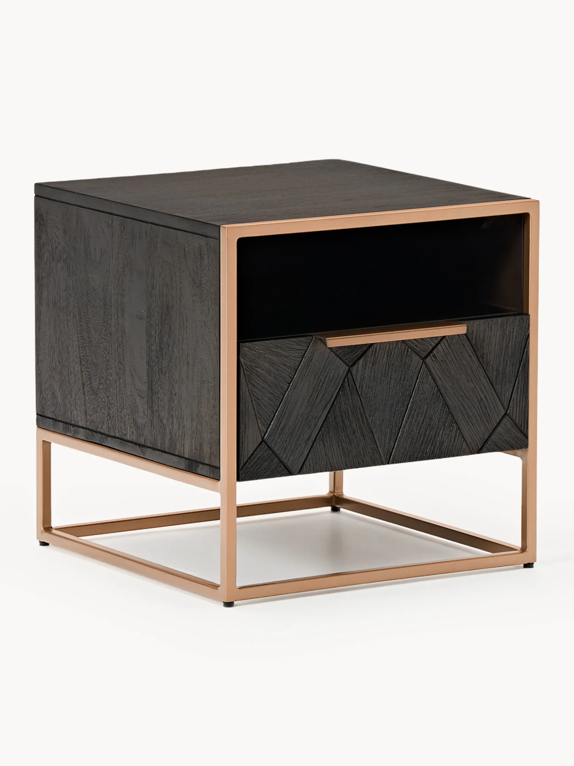 Comodino in legno di mango massiccio Harry