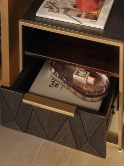 Comodino in legno di mango massiccio Harry