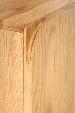 Comodino in legno di quercia Cadi