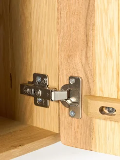 Comodino in legno di quercia Cadi