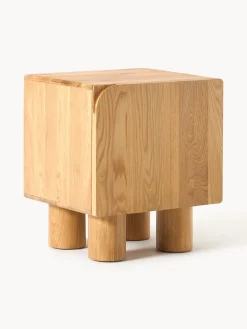 Comodino in legno di quercia Cadi