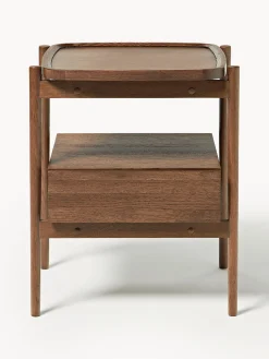 Comodino in legno di quercia Libby