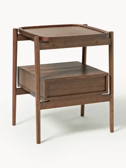 Comodino in legno di quercia Libby