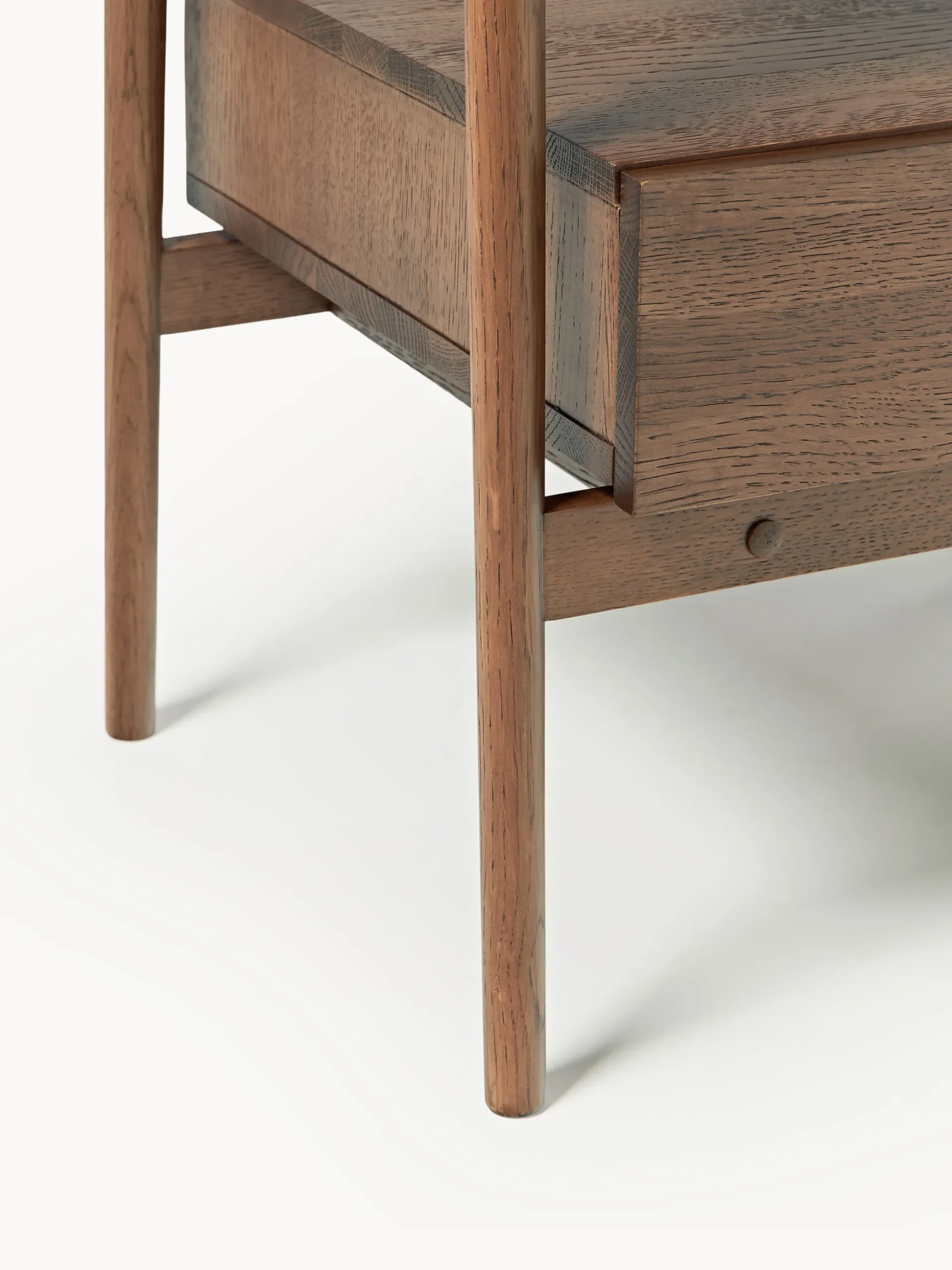 Comodino in legno di quercia Libby
