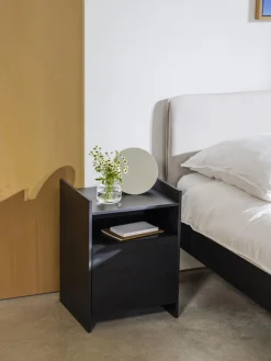 Comodino in legno Toopt
