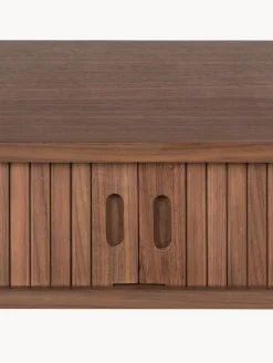 Consolle in legno con ante scorrevoli e frontale scanalato Barbier