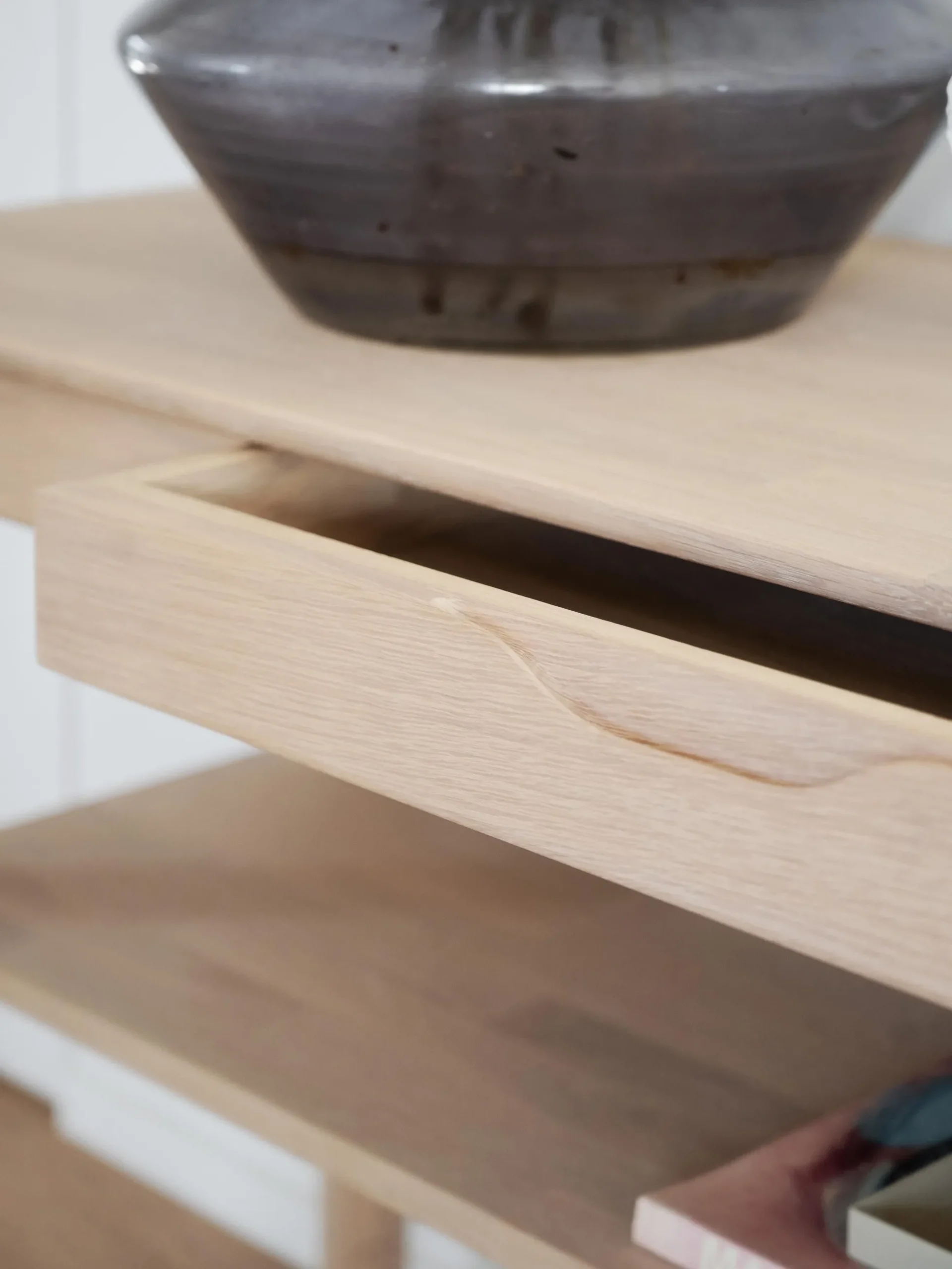 Consolle in legno di quercia Markham