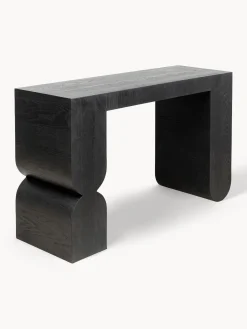 Consolle in legno fatta a mano Curve