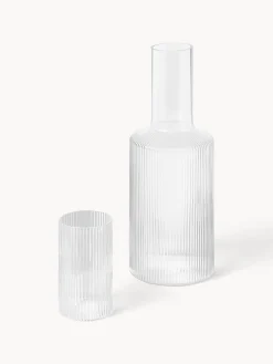 Coperchio in vetro soffiato per caraffa Ripple