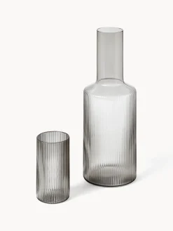 Coperchio in vetro soffiato per caraffa Ripple