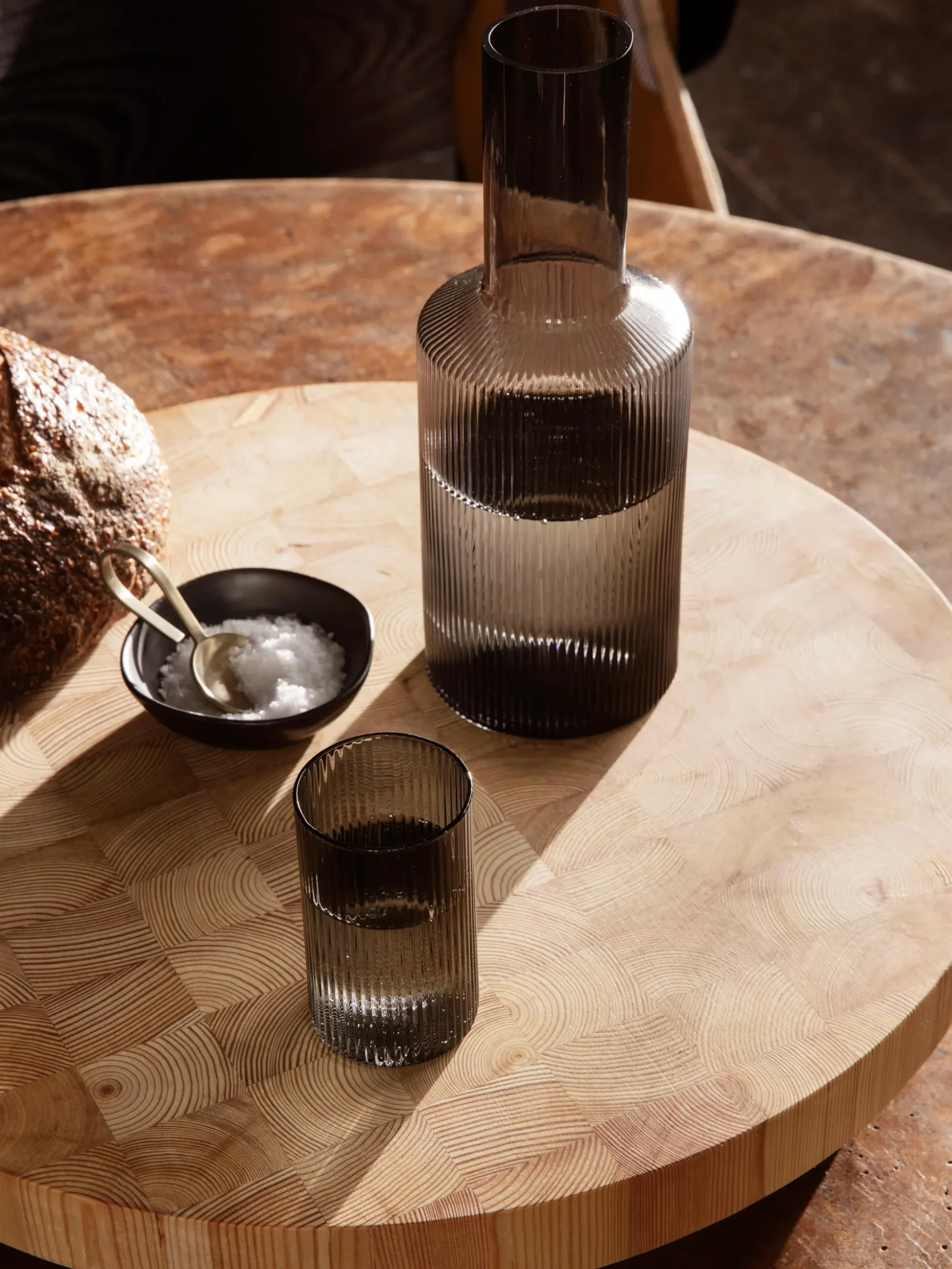 Coperchio in vetro soffiato per caraffa Ripple