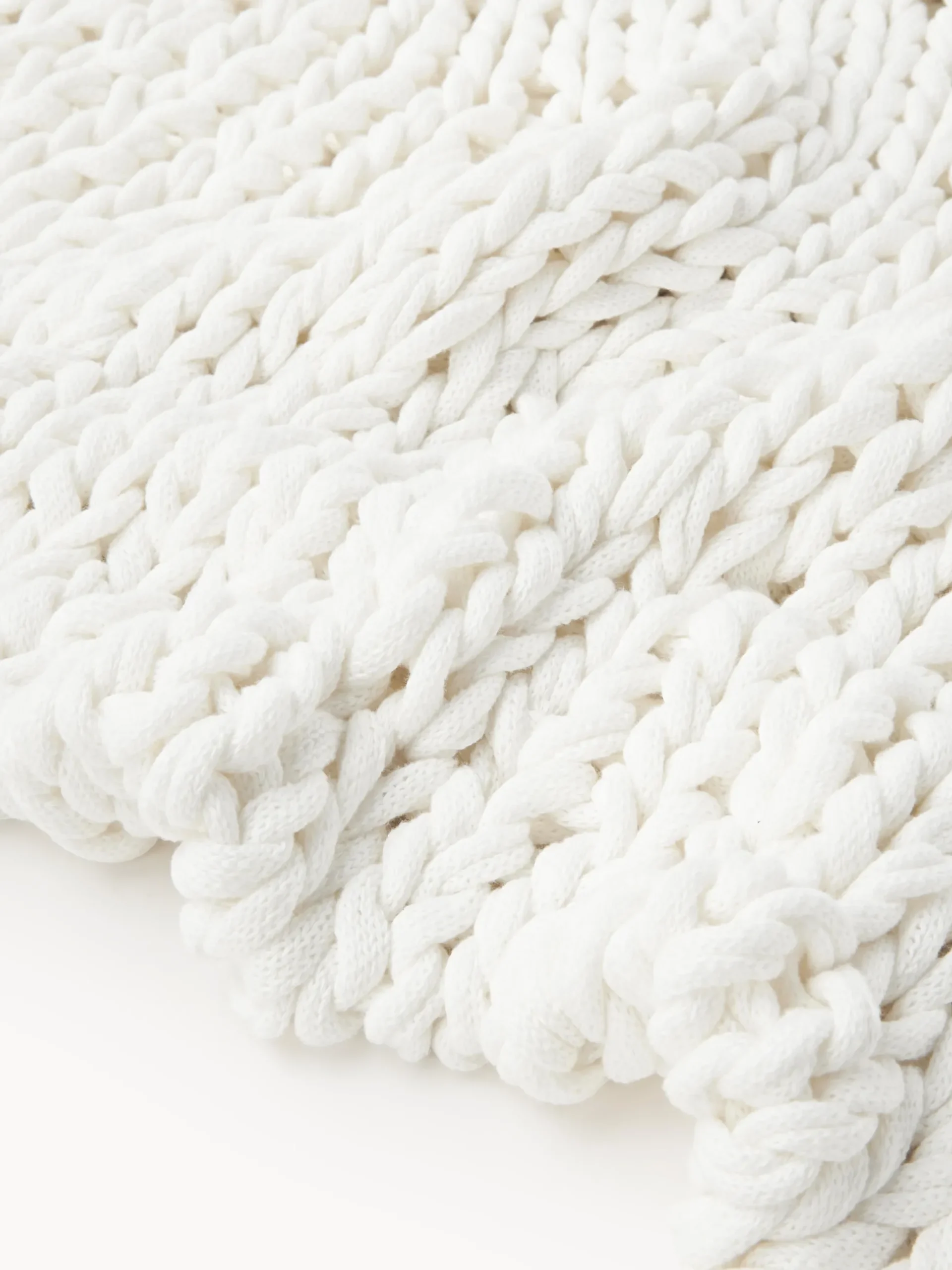 Coperta a maglia grossa fatta a mano Adyna