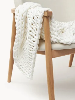 Coperta a maglia grossa fatta a mano Adyna