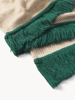 Coperta con motivo a spina di pesce Agatha