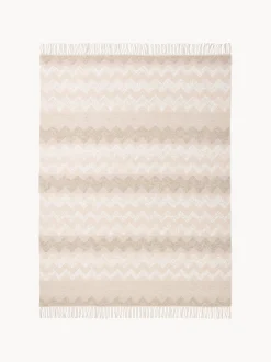 Coperta con motivo a zig-zag Gessetti