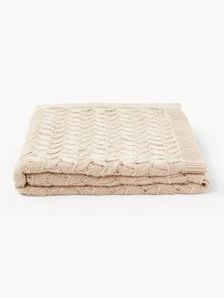 Coperta in cotone a maglia Vera