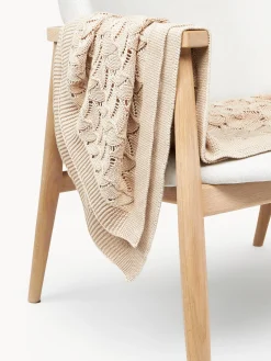 Coperta in cotone a maglia Vera