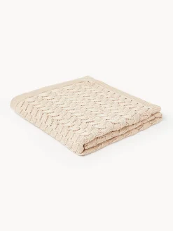 Coperta in cotone a maglia Vera