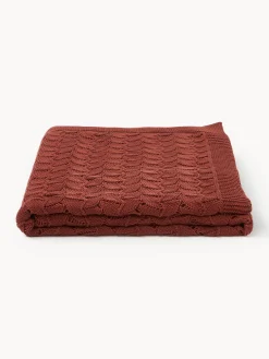 Coperta in cotone a maglia Vera
