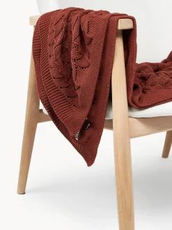 Coperta in cotone a maglia Vera