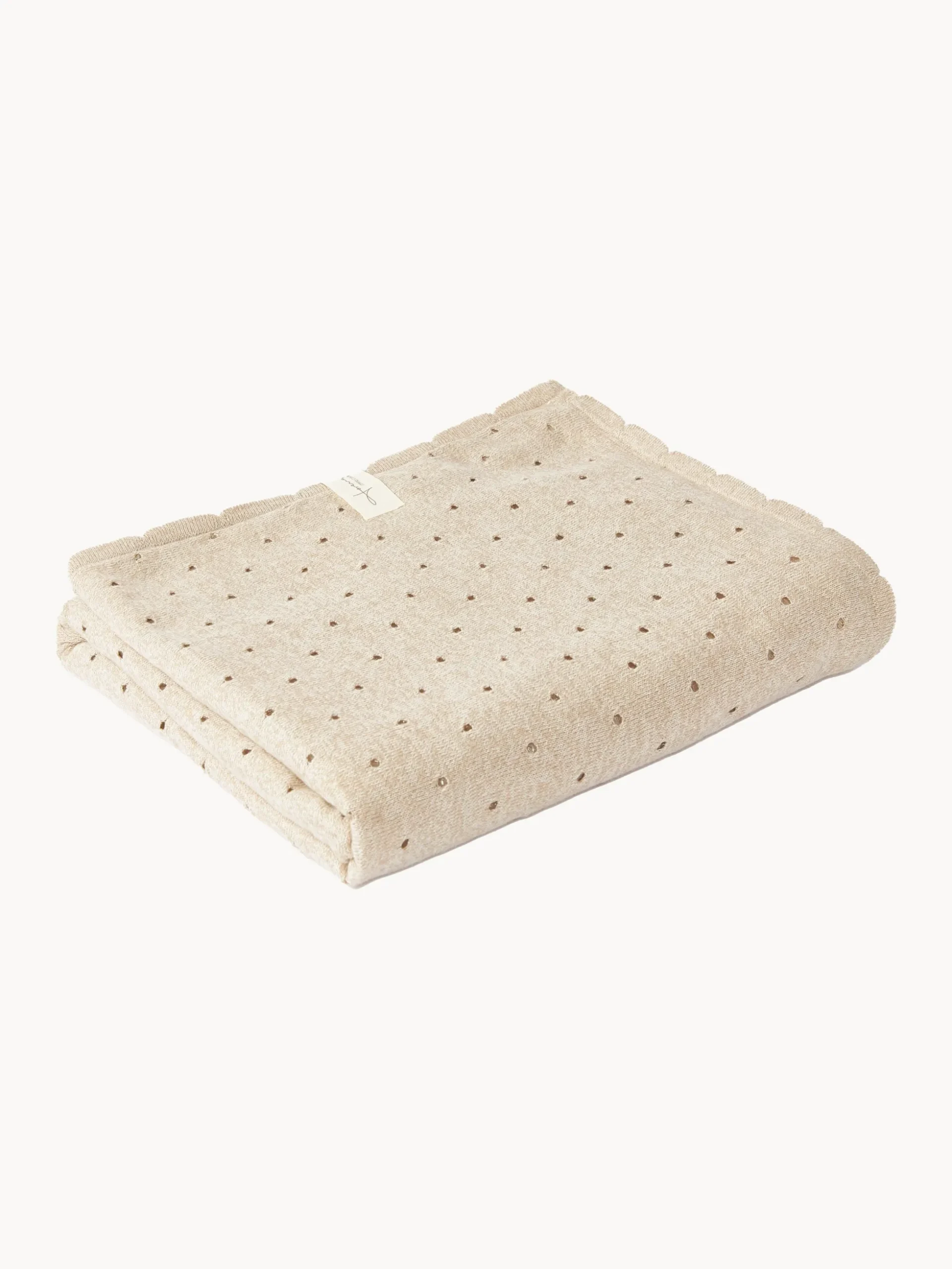 Coperta in cotone fatta a mano Biscuit