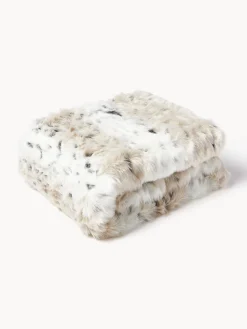 Coperta in ecopelliccia effetto leopardo Skins