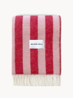 Coperta in lana a righe Candy Wrap