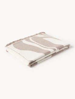 Coperta jacquard con frange Rui
