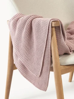 Coperta lavorata a maglia in cotone organico Adalyn