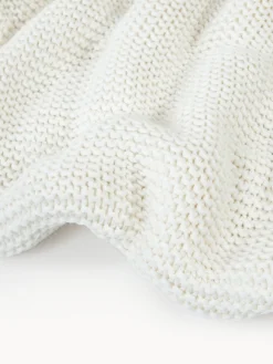Coperta lavorata a maglia in cotone organico Adalyn