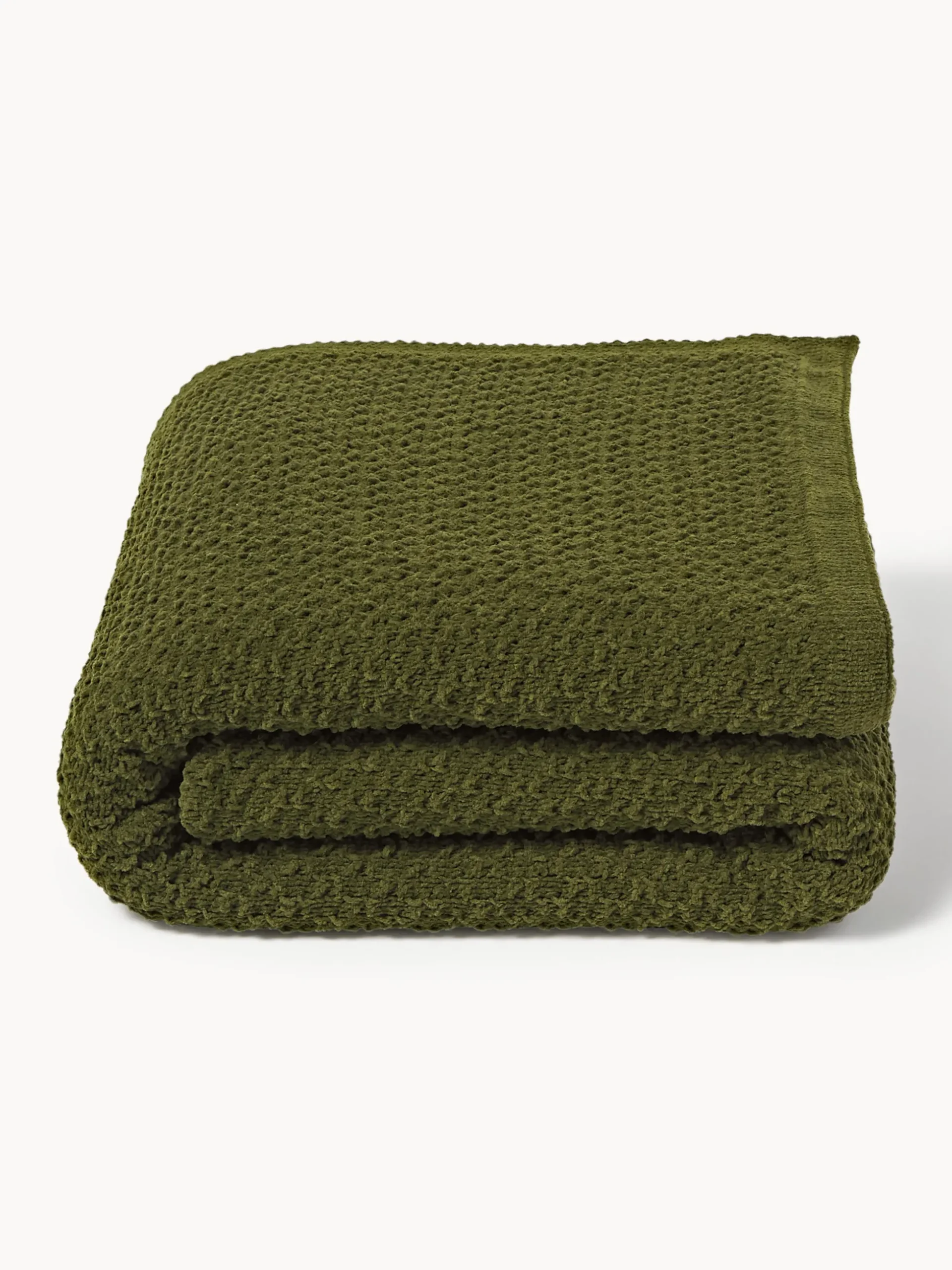 Coperta morbida lavorata a maglia in ciniglia Everly