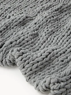 Coperta a maglia grossa fatta a mano Adyna