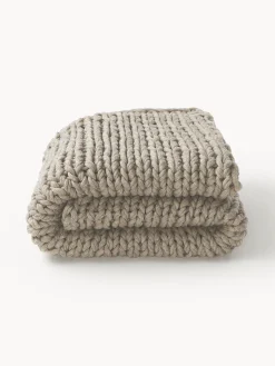 Coperta a maglia grossa fatta a mano Adyna