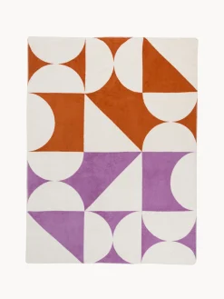 Coperta con motivo geometrico Tul