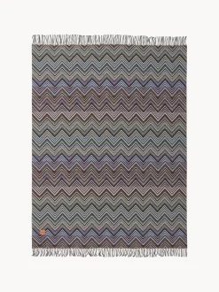 Coperta con motivo zig-zag Perseo
