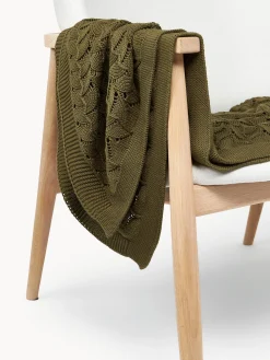 Coperta in cotone a maglia Vera