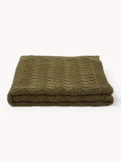 Coperta in cotone a maglia Vera