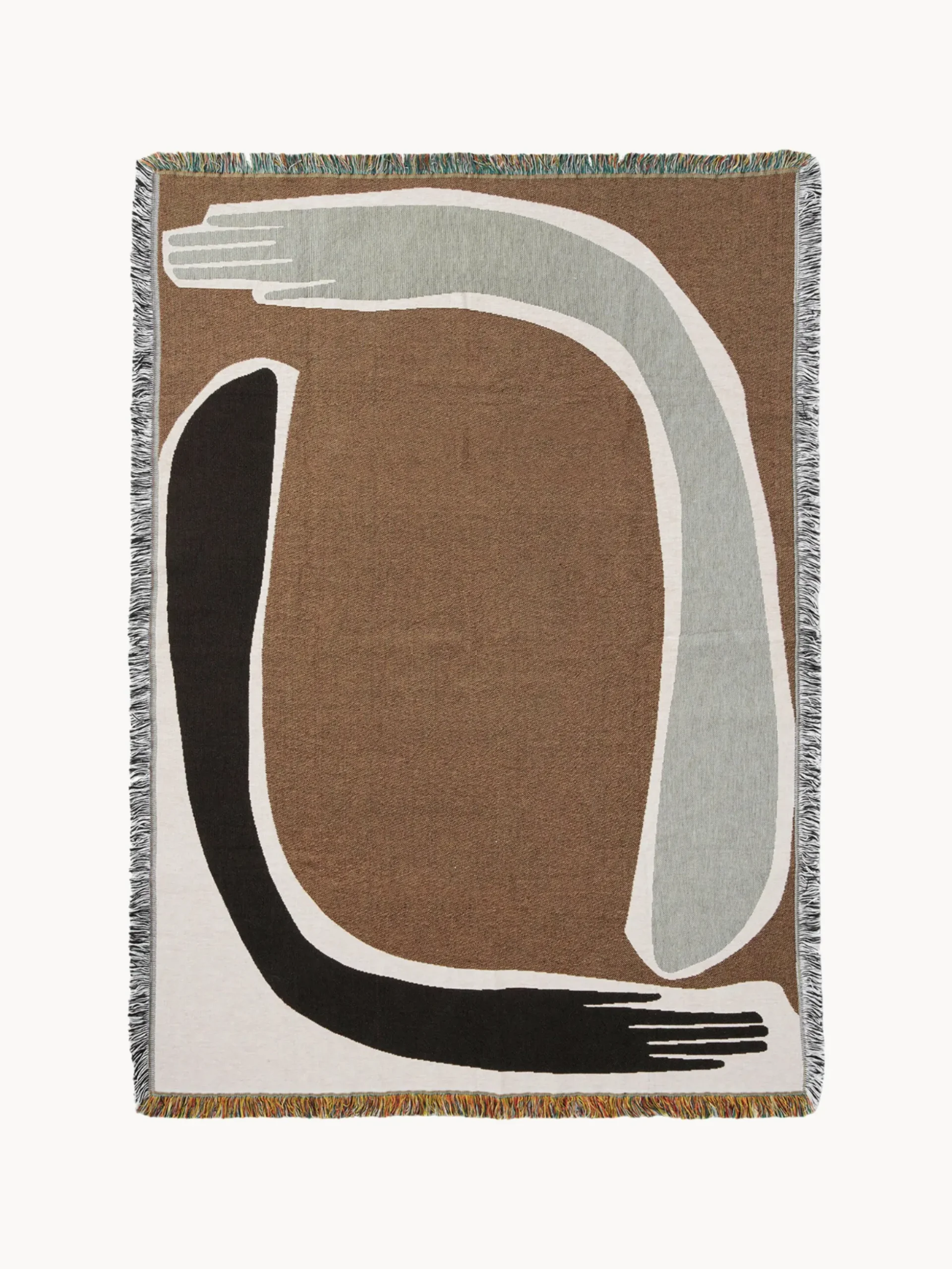 Coperta in cotone con frange Pose