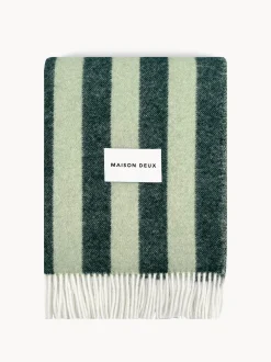 Coperta in lana a righe Candy Wrap
