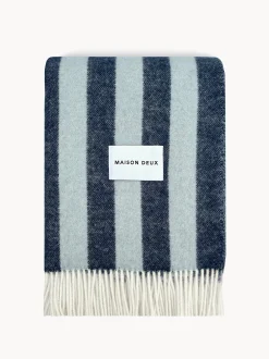 Coperta in lana a righe Candy Wrap