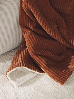 Coperta in velluto a coste Kylen