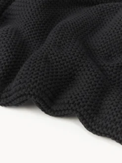 Coperta lavorata a maglia in cotone organico Adalyn